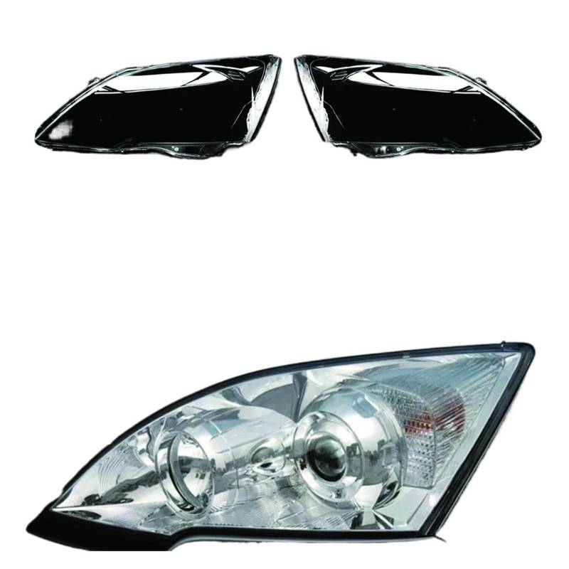 Kompatibel für Honda CRV CR-V 2007 2008 2009 2010 2011 Auto Scheinwerfer Objektiv Abdeckung Scheinwerfer Lampenschirm Front Auto Licht Sh(2pcs Left with Right) von FXFUPO
