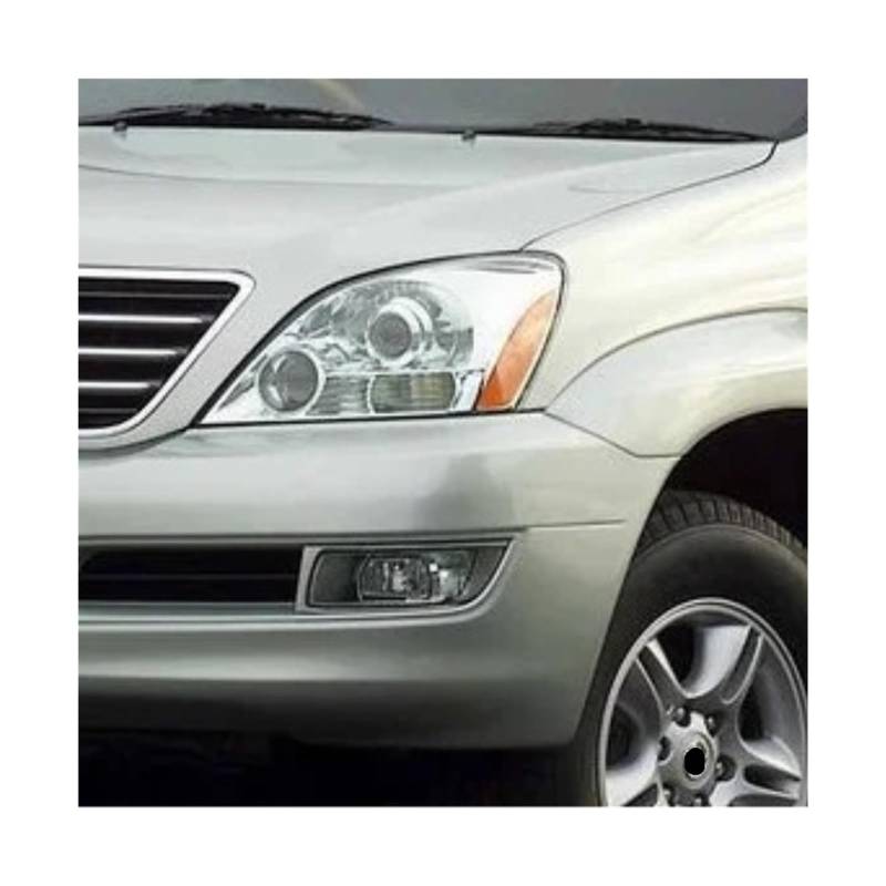 Kompatibel für Lexus GX270 GX400 GX460 GX470 2004 2005 2006 2007 2008 2009 Scheinwerferabdeckung Scheinwerferlinse Transparent Lampenschirme Shell Glas(1PCS Left side) von FXFUPO