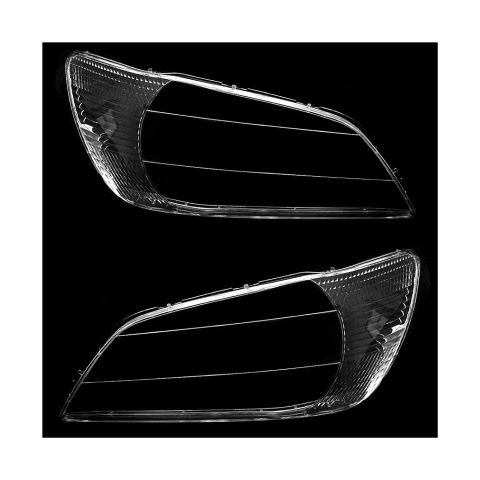 Kompatibel für Lexus IS IS200 2004 2005 Autoscheinwerferlinsenschale Scheinwerferabdeckung Transparenter Glaslampenschirm Lampenschirm ersetzen(A pair) von FXFUPO