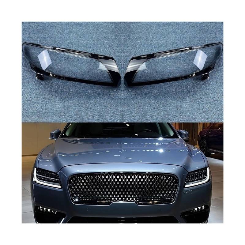 Kompatibel für Lincoln Continental 2015 2016 2017 2018 2019 2020 Autoscheinwerferschale Scheinwerferabdeckung Scheinwerferlinse Scheinwerferglas(2PCS Left And Right) von FXFUPO