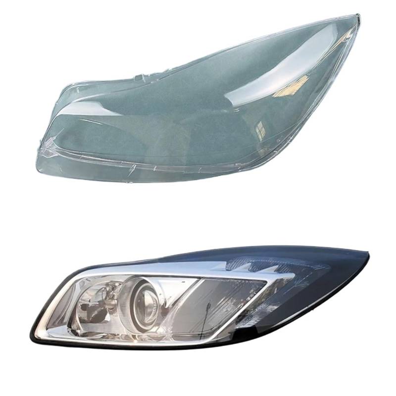 Kompatibel für Opel Insignia 2009 2010 2011 Scheinwerfer-Transparentabdeckung Lampenschirm Scheinwerferschale Plexiglas Ersetzen Sie das Originalobjektiv(Left) von FXFUPO