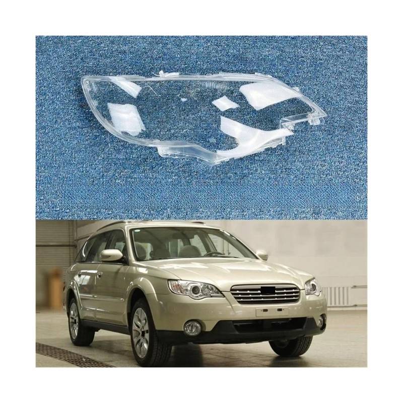 Kompatibel für Subaru Outback 2006 2007 2008 2009 Scheinwerferlichtgehäuse, transparenter Lampenschirm, Lampengehäuse, Scheinwerferlinse, Glasabdeckung(Left and Right) von FXFUPO