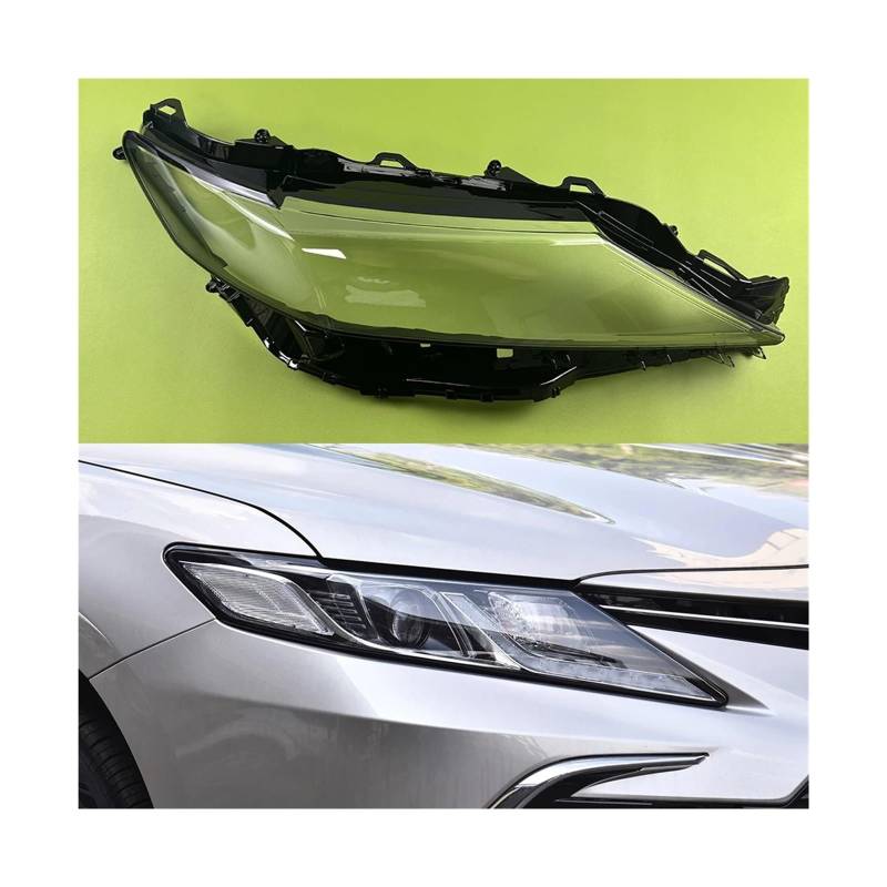 Kompatibel für Toyota Camry 2018 2019 2020 2021 2022 2023 Scheinwerferabdeckung Scheinwerferschale Objektiv Plexiglas Lampenschirm ersetzen(Low Right) von FXFUPO