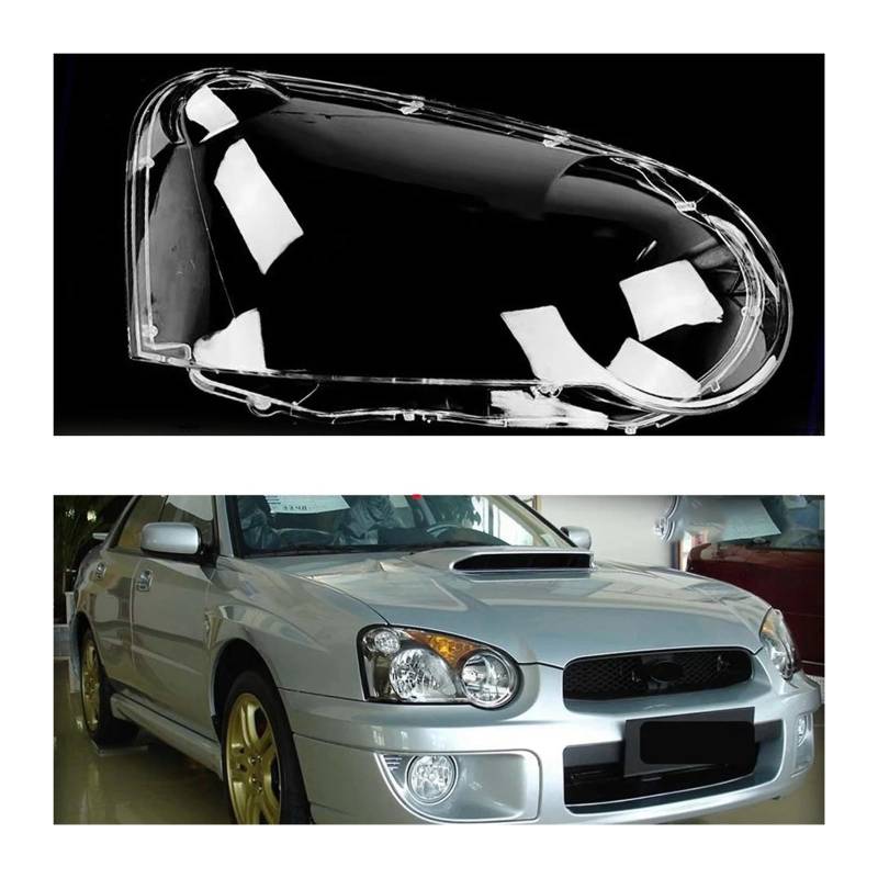 Kompatibel mit Subaru Impreza 2003 2004 2005, Auto-Frontscheinwerferabdeckung, wasserdicht, klares Scheinwerferobjektiv, Scheinwerfergehäuse ersetzen(2pcs for Pair light) von FXFUPO