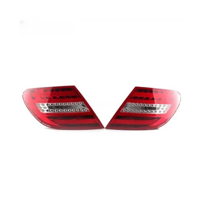 LED Rücklicht Kompatibel Für Mercedes-Benz W204 C300 C180 C200 C220 C260 C280 2008-2010 DRL Blinker Bremsleuchte Auto Zubehör(1 Pair for 2008-2010) von FXFUPO