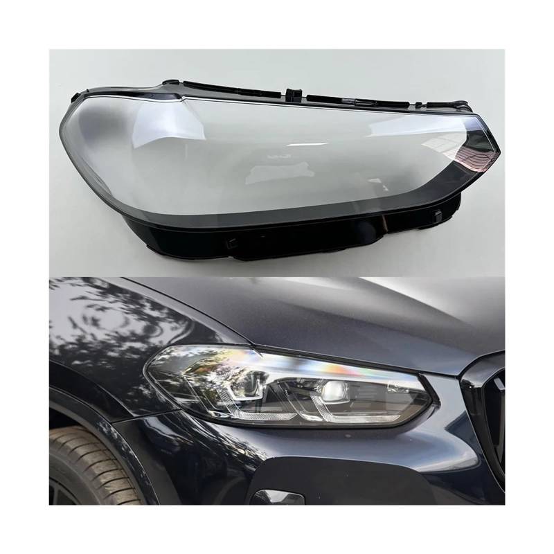 Rechts/Links Auto Scheinwerfer Objektiv Glas Lampcover Abdeckung Lampenschirm Shell Kompatibel Für BMW X3 X4 G01 G08 2022 2023 2024 scheinwerfer Abdeckung(Right) von FXFUPO