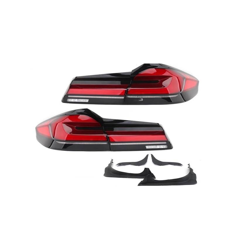 Rücklichter kompatibel für BMW G30 520i 530i 530e 540i 540e M5 F90 2017-2020 LED-Rücklichter Blinker Licht Rückfahrbremse Nebelscheinwerfer von FXFUPO