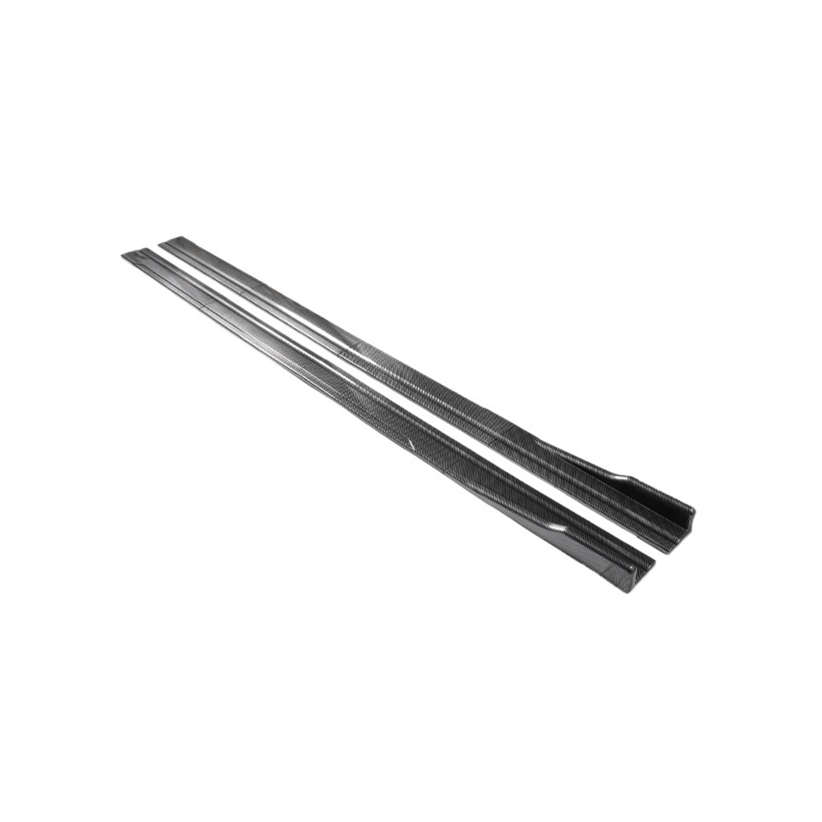 Shuogoufeng Store 2,2 m/2,18 m/2 m Universal-Auto-Seitenschweller, Kotflügel, Splitter, Stoßstange, Sport-Styling, kompatibel mit BMW, kompatibel mit Mazda, kompatibel mit Benz(2m Carbon Fiber) von FXMOHTSJ