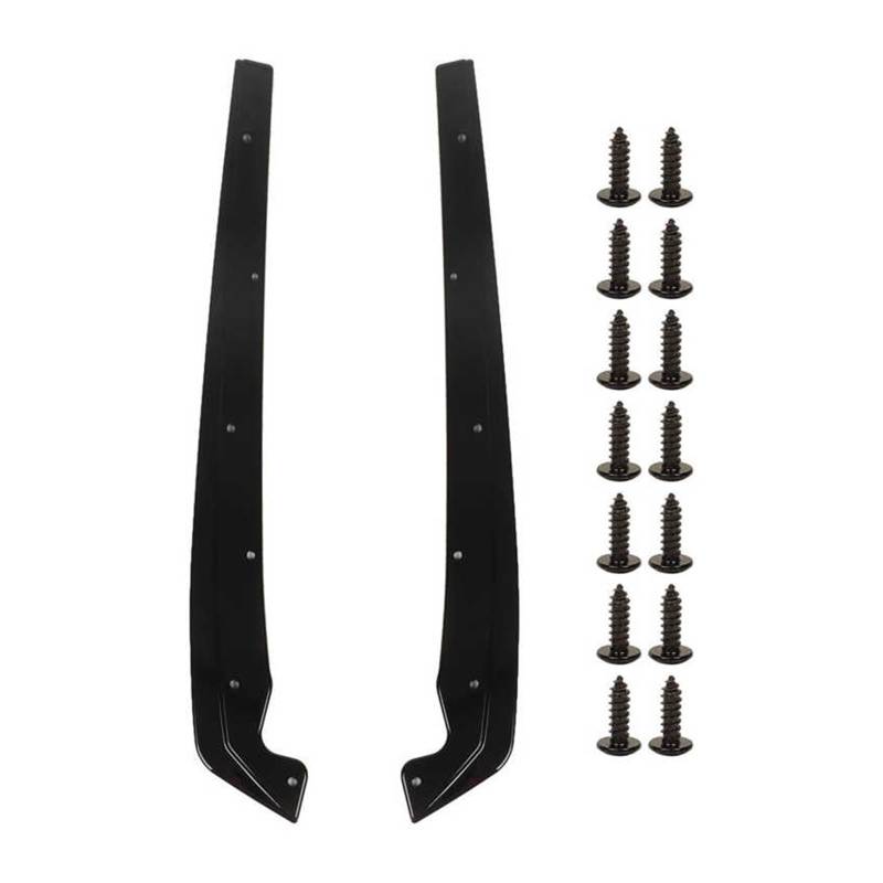 Shuogoufeng Store Stoßstangeneckenschutz, Heckstoßstangenspoiler, stilvolle Dekoration, glänzender Schwarz, kompatibel mit 5er-Serie G30, kompatibel mit Limousine, kompatibel mit M Sport von FXMOHTSJ