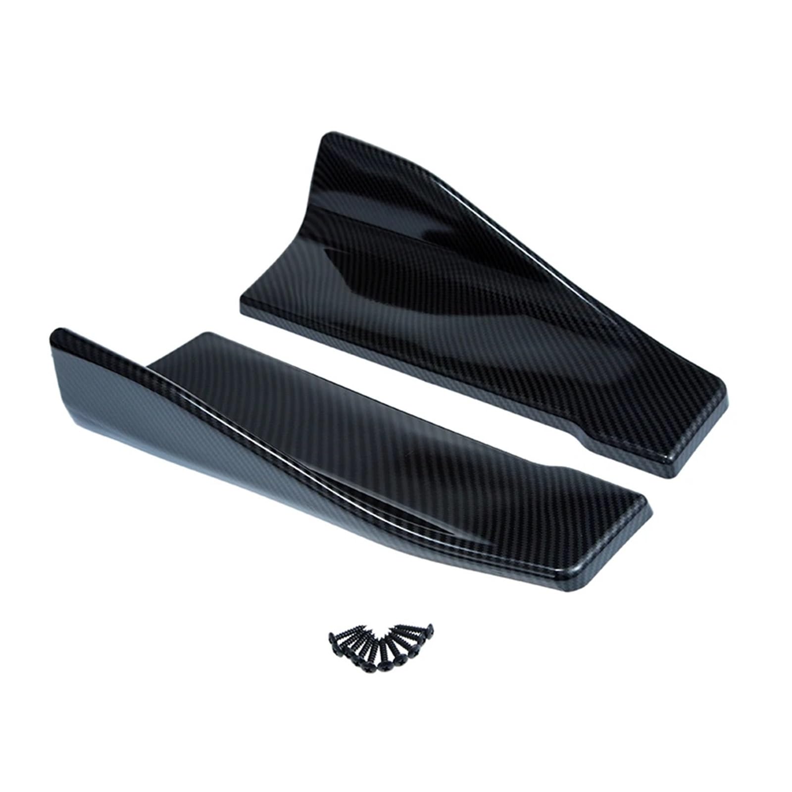 Shuogoufeng Store Universal Auto Spoiler Seitliche Front Stoßstange Hinten Seite Rock Lip Rocker Flügel Carbon Faser Glänzend Schwarz Schutz Borte Styling(Carbon Fiber) von FXMOHTSJ