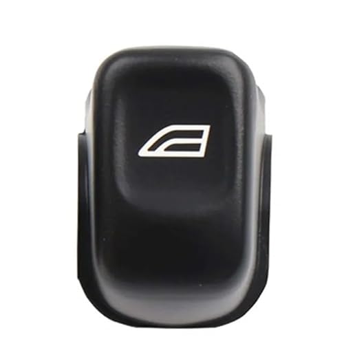 FXMUSG [Replacement] 1 X Schalterknopf, Autotür-Glasheber-Steuerschalterknopfabdeckung, Kunststoff, Schwarz for Volvo, for V70, XC70, S80, S60 (Rear) von FXMUSG