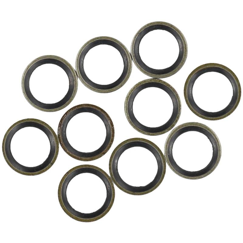 FXMUSG [Replacement] 10-teiliges Set mit Hohlschraubenscheiben for Nissin-Hauptbremszylinder-Bremssättel mit 12 mm Innendurchmesser for die meisten Motorräder von FXMUSG
