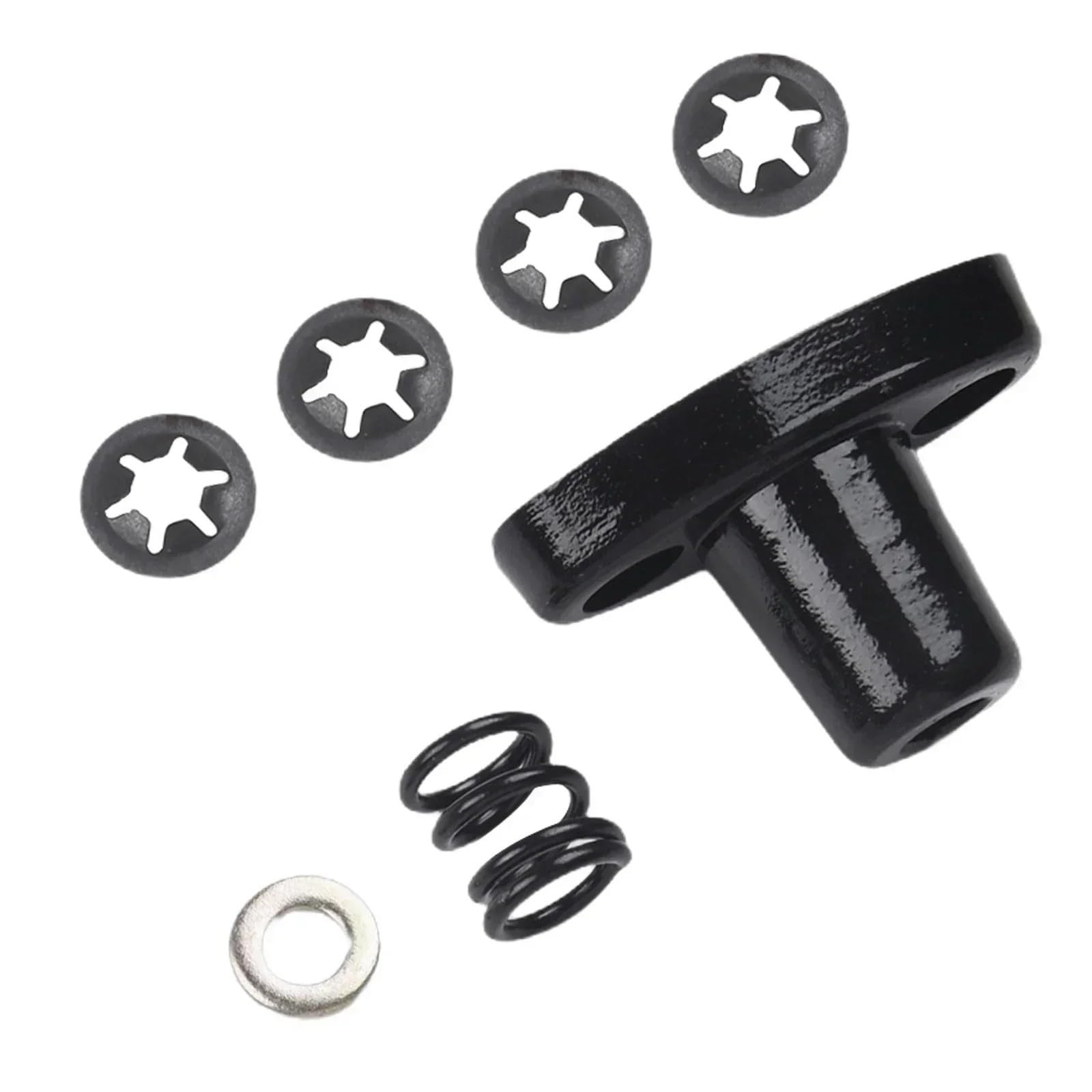 FXMUSG [Replacement] 1Set Aluminium Sonnenblende Reparatur Halterung Kit, for Jeep, for TJ, for Wrangler, 1997-2002, 924-531, 924-532, 5EP35LRK5AE, Schwarz von FXMUSG