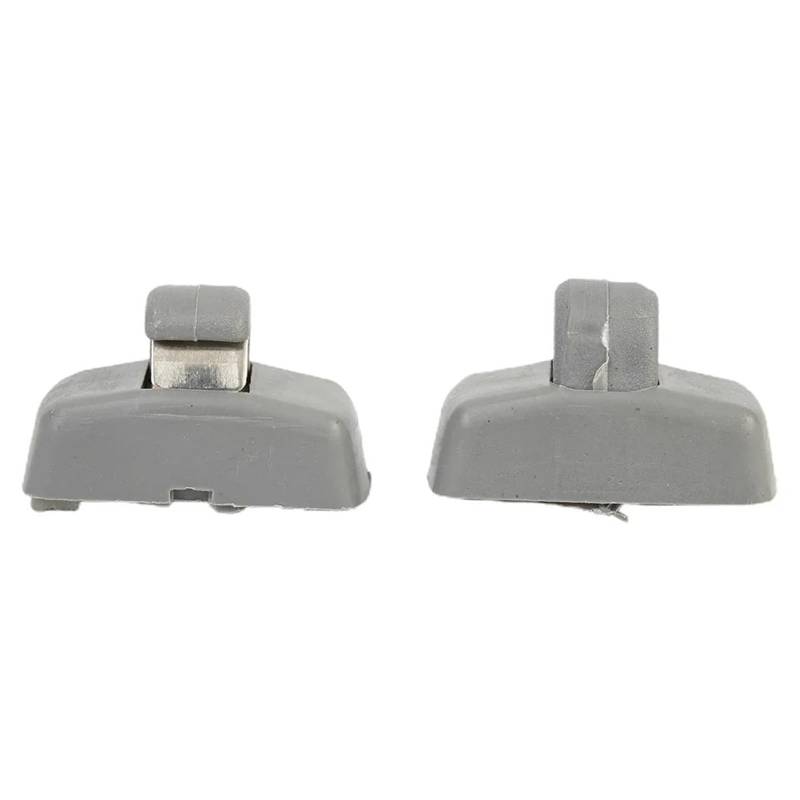 FXMUSG [Replacement] Hakenclips, Sonnenblendenclips, vorne grau, Ersatz-Hakenclips for Sonnenblenden, ABS for Skoda, for Octavia, 1997-2011 von FXMUSG