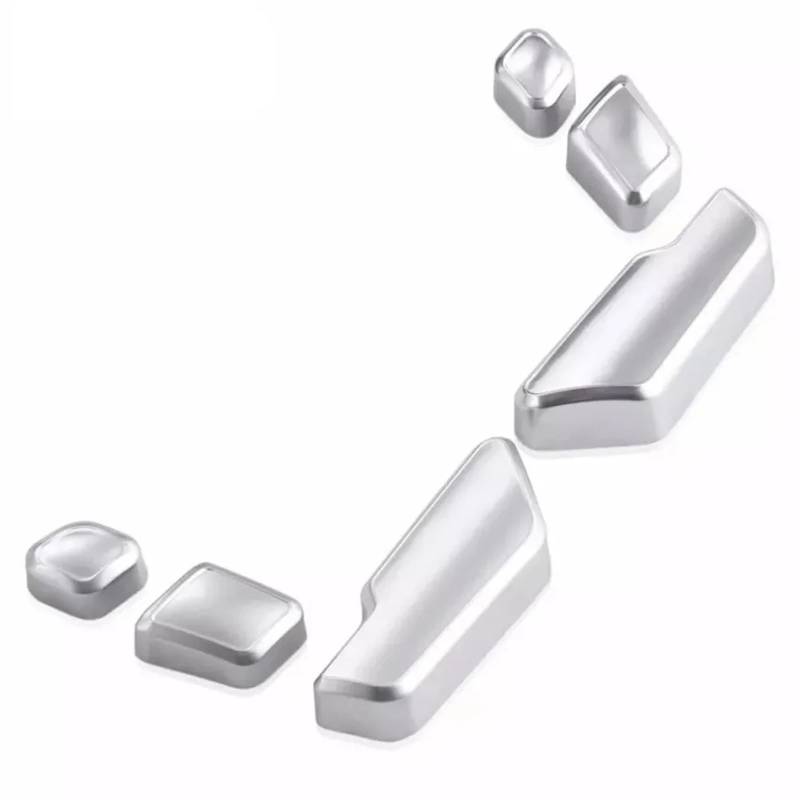 FXMUSG [Replacement] Innenraum mit Chrom-Türsitz-Einstellknopf-Schalterabdeckungsverkleidung, for Mercedes, for Benz for E-Klasse, W212 von FXMUSG