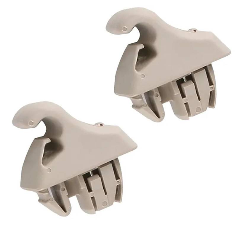 FXMUSG [Replacement] SONNENBLENDENHALTER-Clip, Ersatzinstallation, for Mitsubishi, 2001-2006, for Pajero, MR779704/MR779705 (Beige) von FXMUSG
