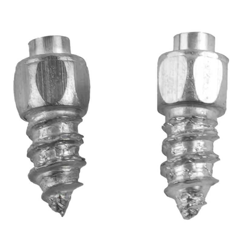 FXMUSG [Replacement] Schraub-Reifenbolzen, Schraub-Kettenspikes, rutschfest for den Winter, Schneespikes for Rennen, Auto, LKW, Geländefahrzeug, 100 Stück von FXMUSG