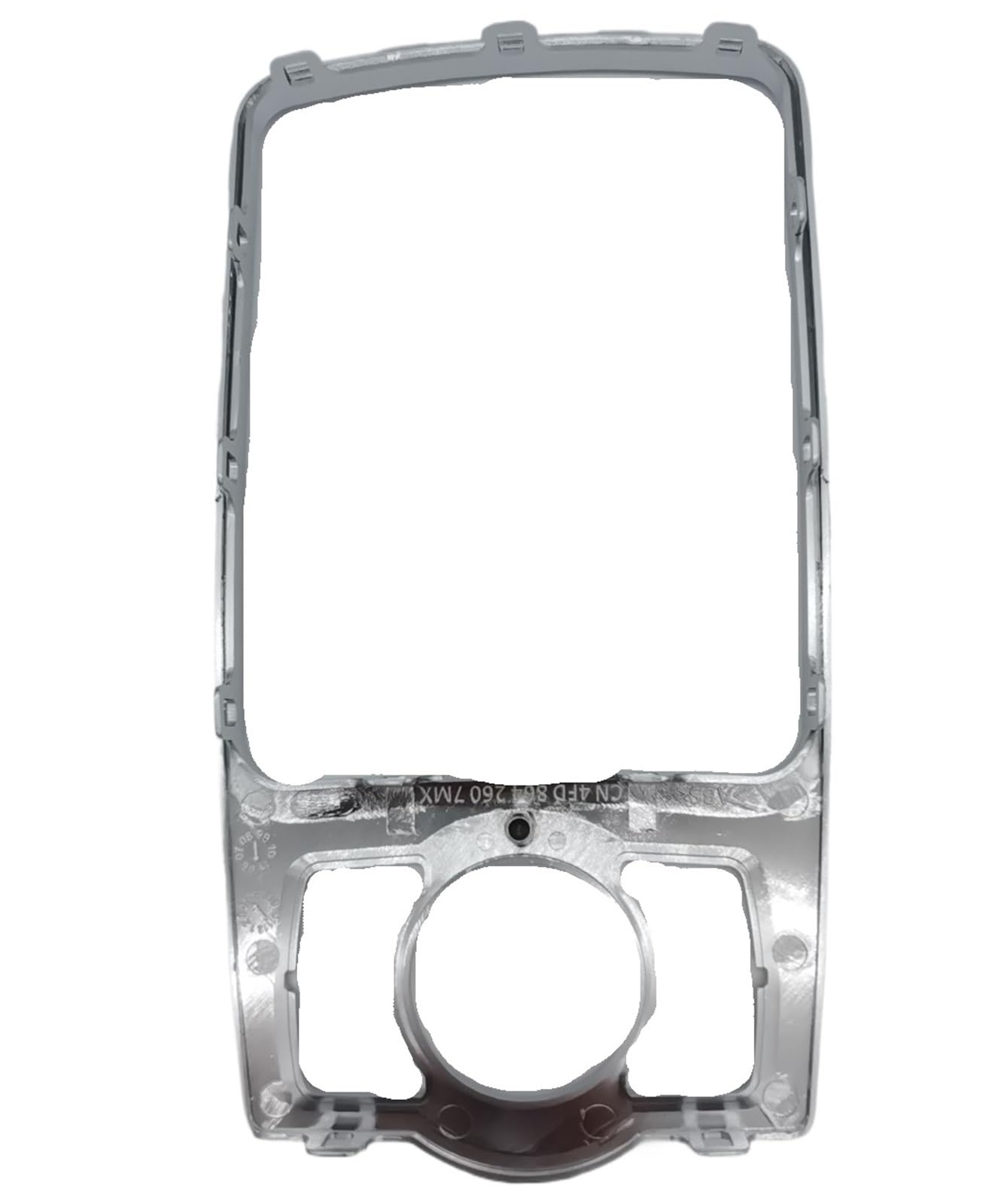 FXMUSG [Replacement] Silber Chrom Schaltknauf Halterahmen Paneltrim Box, A6C6, for Avant, for Allroad, for Quattro, 4F0864260A, 4F0 864 260A von FXMUSG