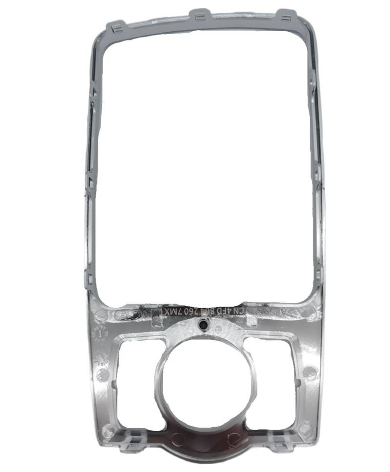 FXMUSG [Replacement] Silber Chrom Schaltknauf Halterahmen Paneltrim Box, A6C6, for Avant, for Allroad, for Quattro, 4F0864260A, 4F0 864 260A von FXMUSG
