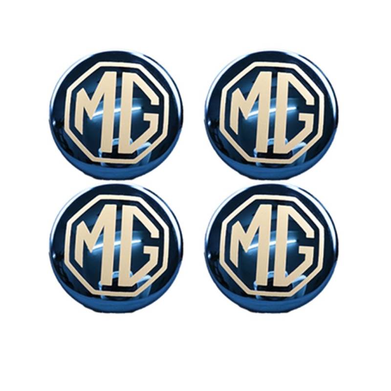 Auto Radkappen, Radnabenkappen, für MG ZS 2017-2025,ABS Auto-Nabenkappen mit Logo,Wasserdicht, staubdicht, rostfrei, Kratzfest und dichtend.,Blue von FXZNB