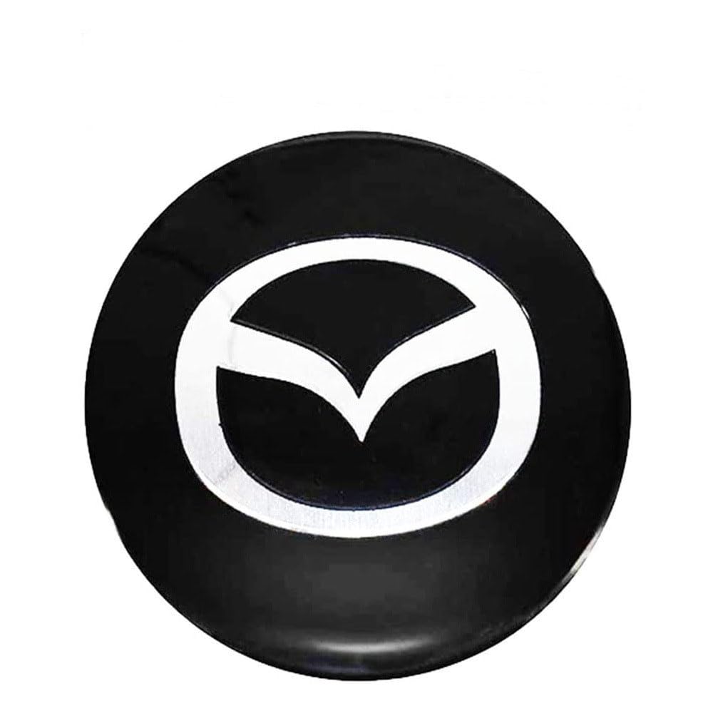 Auto Radkappen, Radnabenkappen, für Mazda CX-60,ABS Auto-Nabenkappen mit Logo,Wasserdicht, staubdicht, rostfrei, Kratzfest und dichtend.,Black Auto Radkappen, Radnabenkappen, für Mazda CX-60,ABS Auto-Nabenkappen mit Logo,Wasserdicht, staubdicht, rostfrei, Kratzfest und dichtend.,Black von FXZNB