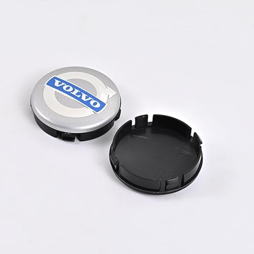 Auto Radkappen, Radnabenkappen, für Volvo V50,ABS Auto-Nabenkappen mit Logo,Wasserdicht, staubdicht, rostfrei, Kratzfest und dichtend.,Silver Blue Auto Radkappen, Radnabenkappen, für Volvo V50,ABS Auto-Nabenkappen mit Logo,Wasserdicht, staubdicht, rostfrei, Kratzfest und dichtend.,Silver Blue von FXZNB