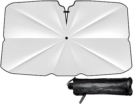 Car Umbrella Sun Shade Cover, Faltbar, Tragbarer Sonnenschutz für Jeep Wrangler JLU 2020-2021. von FXZNB