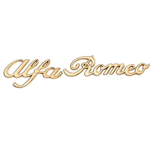 Auto Abzeichen Aufkleber für Alfa Romeo Giulia,Abzeichen Buchstaben Wort Sticker Metall Embleme Body Abzeichen Aufkleber von FZKUDZLD