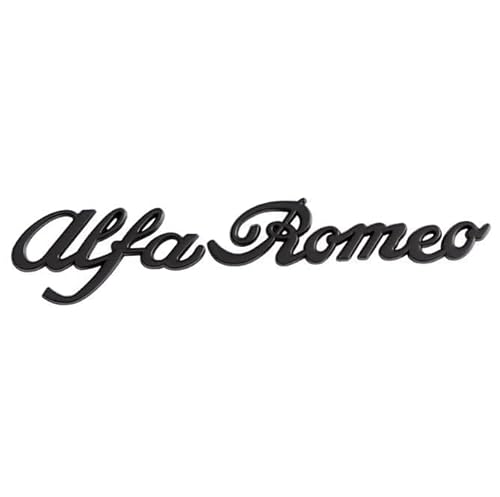 Auto Abzeichen Aufkleber für Alfa Romeo Giulia,Abzeichen Buchstaben Wort Sticker Metall Embleme Body Abzeichen Aufkleber von FZKUDZLD