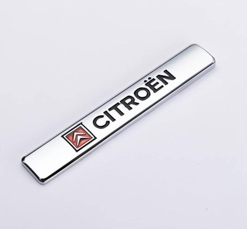 Auto Abzeichen Aufkleber für Citroen C-Quatre C2 C5 Elysee,Abzeichen Buchstaben Wort Sticker Metall Embleme Body Abzeichen Aufkleber von FZKUDZLD
