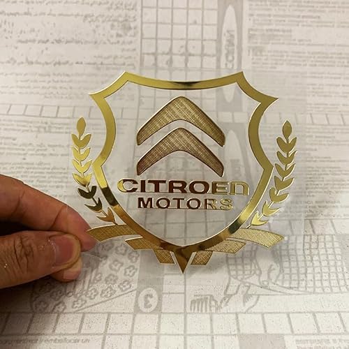 Auto Abzeichen Aufkleber für Citroen C-Quatre C3-xr C4l C5 C2 Elysee,Abzeichen Buchstaben Wort Sticker Metall Embleme Body Abzeichen Aufkleber von FZKUDZLD