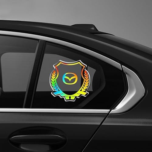 Auto Abzeichen Aufkleber für Mazda 6 Axela Cx-5 Atenza,Abzeichen Buchstaben Wort Sticker Metall Embleme Body Abzeichen Aufkleber von FZKUDZLD