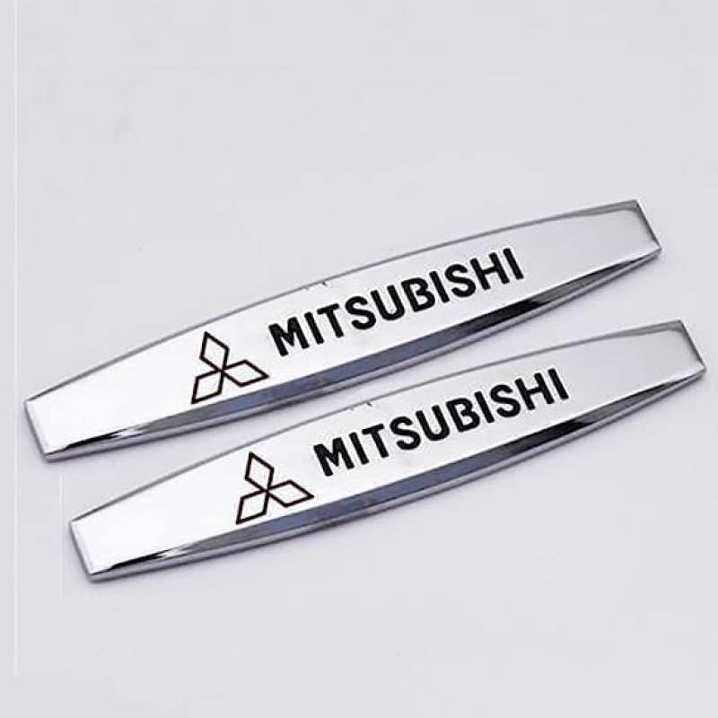 Auto Abzeichen Aufkleber für Mitsubishi Eclipse Spyder Pajero Sport ASX Evo,Abzeichen Buchstaben Wort Sticker Metall Embleme Body Abzeichen Aufkleber von FZKUDZLD