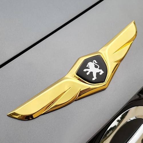 Auto Abzeichen Aufkleber für Peugeot 508 301 408 4008 308 3008,Abzeichen Buchstaben Wort Sticker Metall Embleme Body Abzeichen Aufkleber von FZKUDZLD