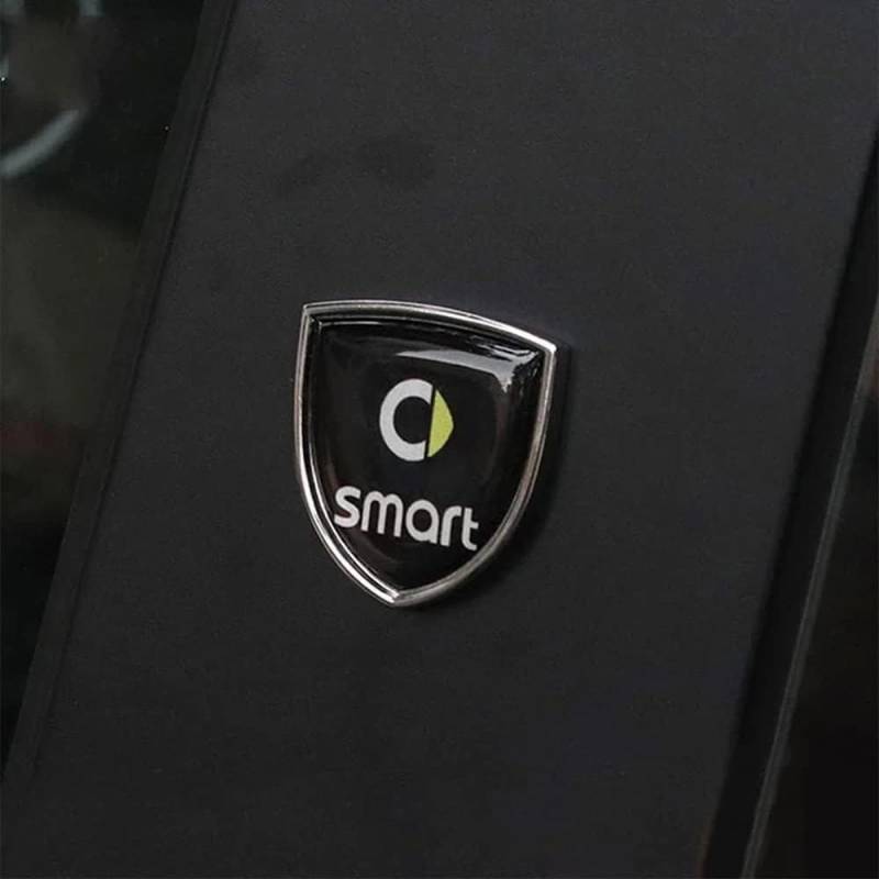 Auto Abzeichen Aufkleber für Smart 450 451 453,Abzeichen Buchstaben Wort Sticker Metall Embleme Body Abzeichen Aufkleber von FZKUDZLD