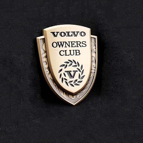 Auto Abzeichen Aufkleber für Volvo Xc60 S60 S90 V40,Abzeichen Buchstaben Wort Sticker Metall Embleme Body Abzeichen Aufkleber von FZKUDZLD