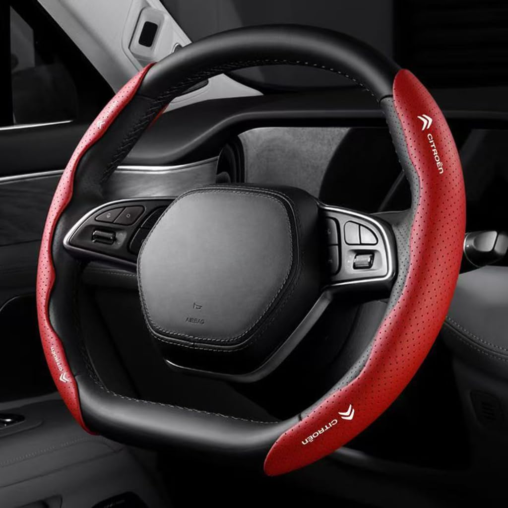 Segmentierter Lenkradschoner für Citroen DS DS3 DS4 DS5 DS6 DS7 DS9,Auto Lenkradbezug Lenkradabdeckung Lenkradschutz Innenraum ZubehöR Segmentierter Lenkradschoner für Citroen DS DS3 DS4 DS5 DS6 DS7 DS9,Auto Lenkradbezug Lenkradabdeckung Lenkradschutz Innenraum ZubehöR von FZKUDZLD