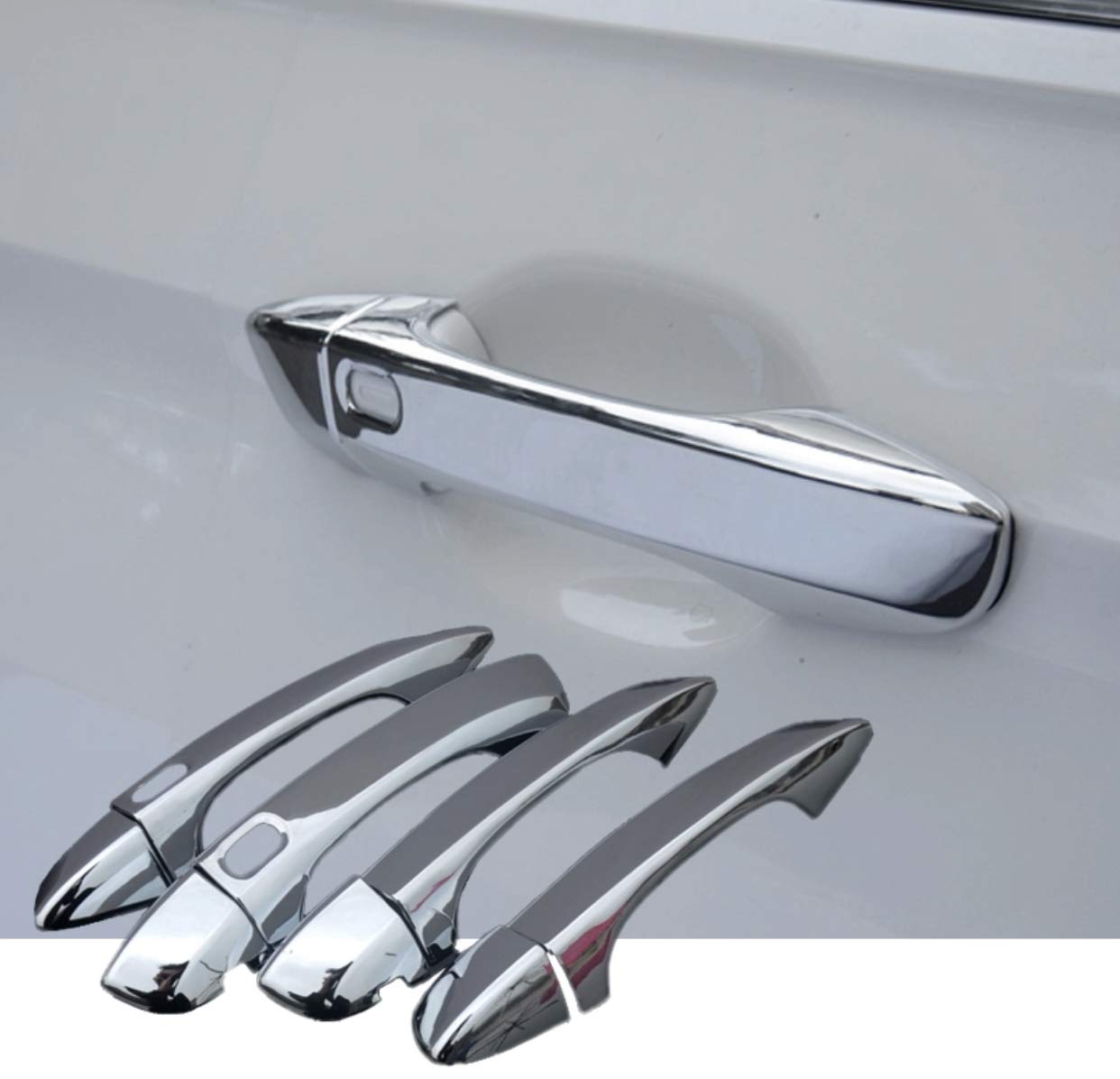 FFZ Parts Abdeckung Blende Türgriff Handgriff Rahmen Chrome Passend Für Tiguan 2 AD1 FFZ Parts Abdeckung Blende Türgriff Handgriff Rahmen Chrome Passend Für Tiguan 2 AD1 von FFZ Parts