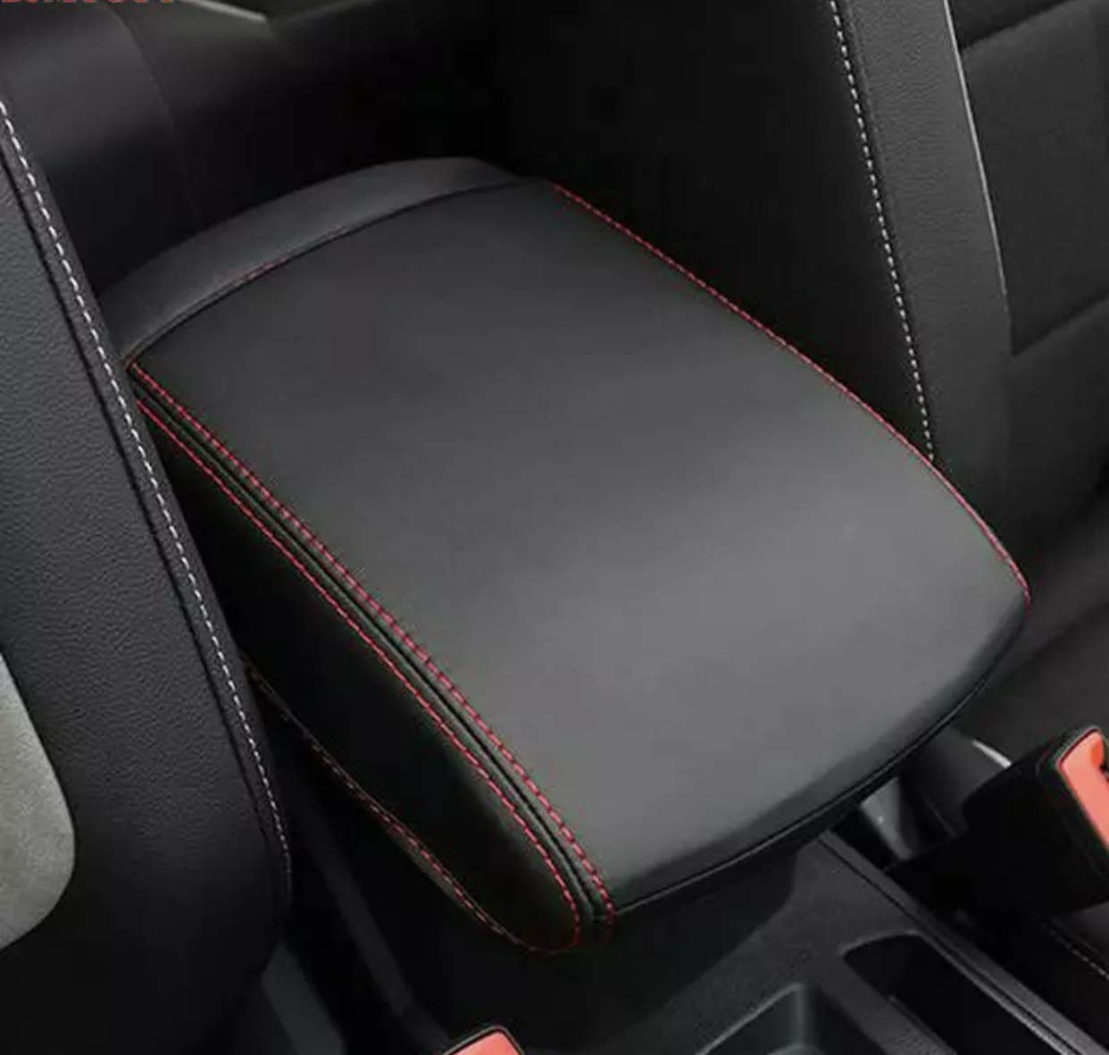 FFZ Parts Armlehne Überzug Abdeckung Kunst Leder Roten Faden Passend Für T-ROC FFZ Parts Armlehne Überzug Abdeckung Kunst Leder Roten Faden Passend Für T-ROC von FFZ Parts