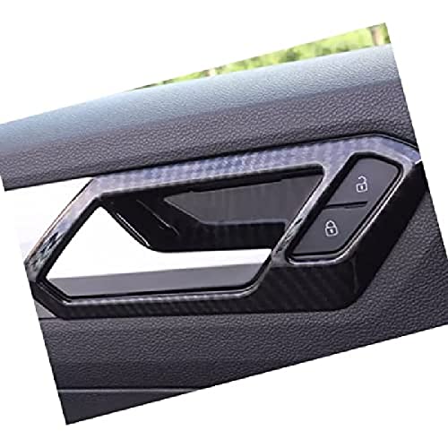 Handgriffe Rahmen Blende Abdeckung Edelstahl Carbon Optik Passend Für T-Roc von IUSOT
