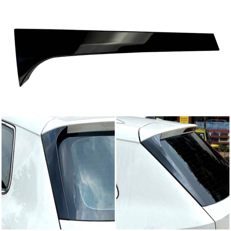 Heck Spoiler Flügel Seiten Abdeckung Rahmen Schwarz Optik Passend Für Skoda Kodiaq von FZZ Parts