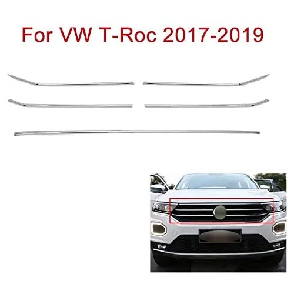 FFZ Parts Frontgrill Leistenabdeckung Blenden Abdeckung Rahmen Chrome Passend Für T-Roc FFZ Parts Frontgrill Leistenabdeckung Blenden Abdeckung Rahmen Chrome Passend Für T-Roc von FFZ Parts
