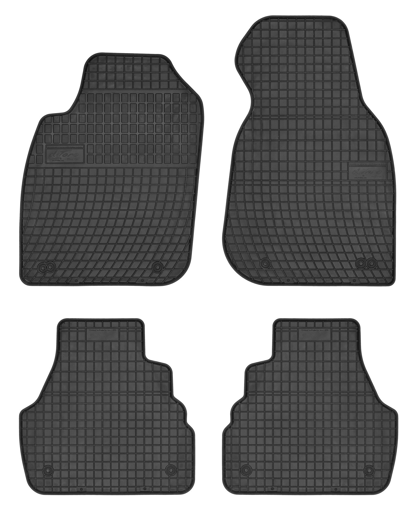 TN Profimatten Gummifussmatten Auto-Fußmatten Passform GA00000723A von Fa. Frogum