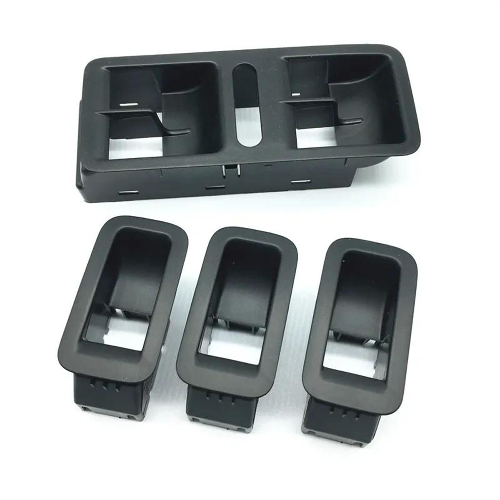 Fensterheber Schalter Für Polo 2011 2012 2013 Fahrer- und beifahrerseite elektrische fensterheber Schalter Panel Rahmen 6RU867255 6RU867255A Fensterheber Taster (Farbe : 1 Satz) von FaLkiN