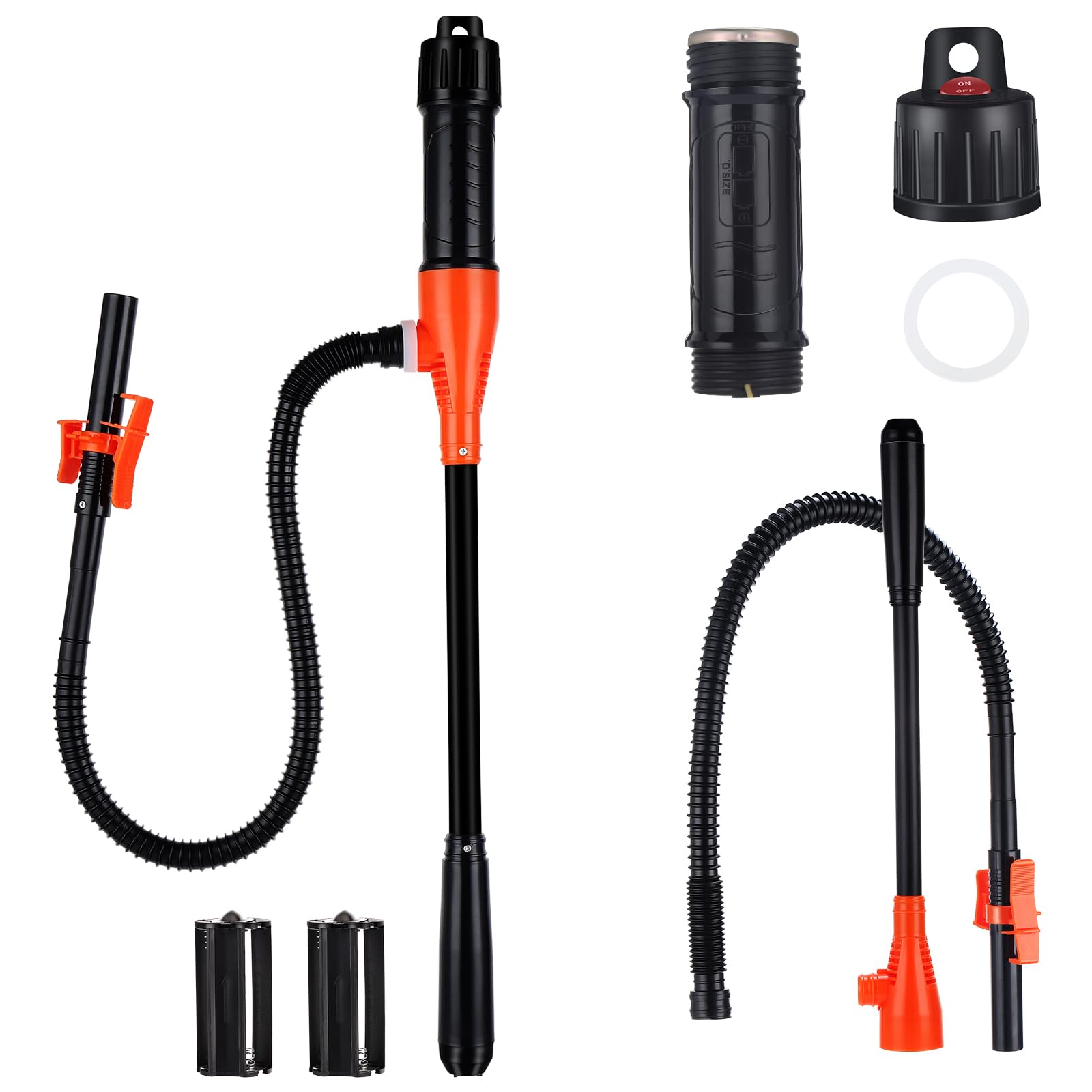 Faankiton Elektrische Transferpumpe, Batteriebetriebene Flüssigkeitstransferpumpe, Elektrische Benzinpumpe Siphon Pumpe, Multifunktionale tragbare Pumpe, Elektrische Kraftstoff Umfüllpumpe 2.4 GPM Faankiton Elektrische Transferpumpe, Batteriebetriebene Flüssigkeitstransferpumpe, Elektrische Benzinpumpe Siphon Pumpe, Multifunktionale tragbare Pumpe, Elektrische Kraftstoff Umfüllpumpe 2.4 GPM von Faankiton