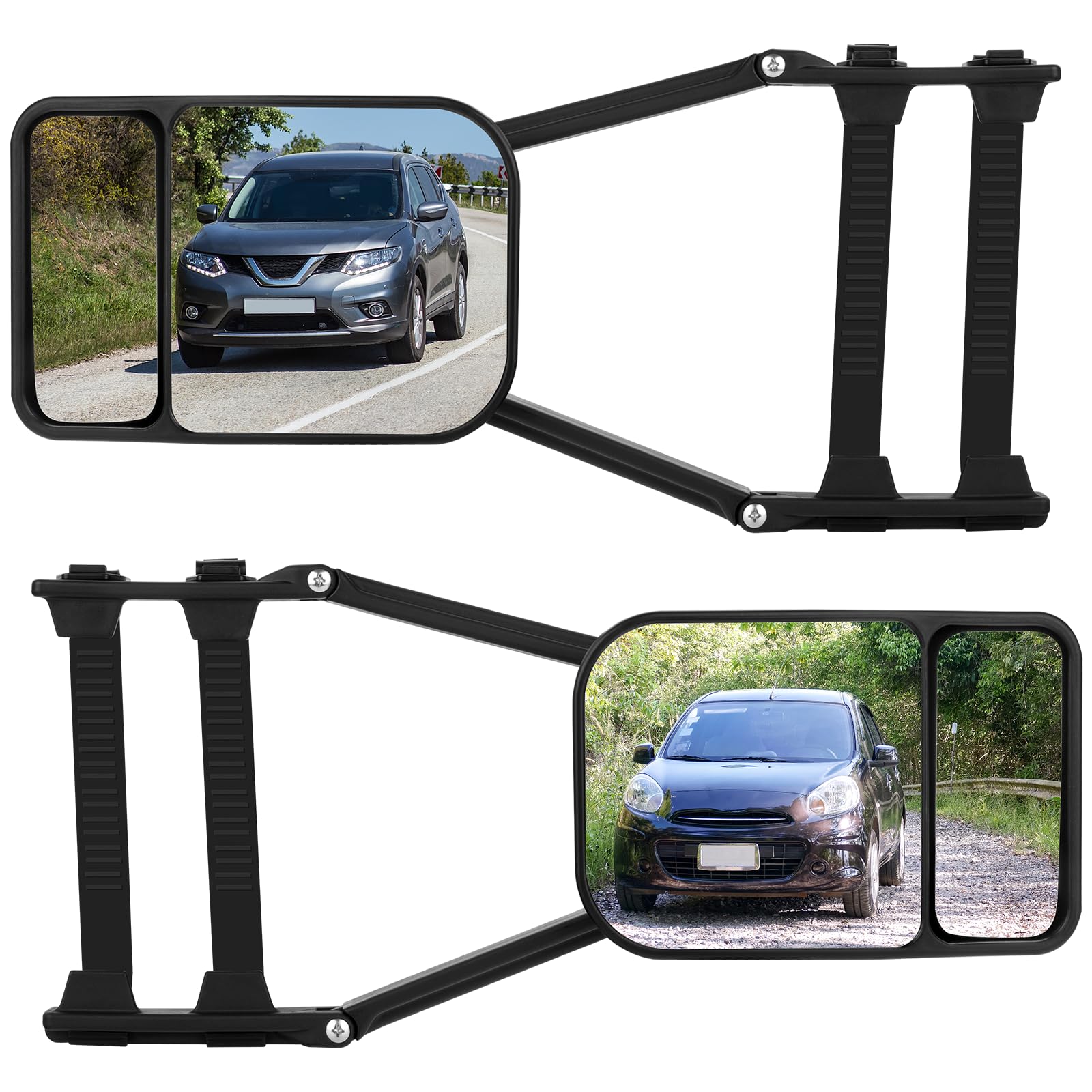 2 Stück Wohnwagen Spiegel Auto - Verstellbarer Zusatzspiegel Außenspiegel Caravanspiegel Wohnwagenspiegel Wohnwagen spiegel auto für alle gängigen Fahrzeuge Wohnwagen Autos 2 Stück Wohnwagen Spiegel Auto - Verstellbarer Zusatzspiegel Außenspiegel Caravanspiegel Wohnwagenspiegel Wohnwagen spiegel auto für alle gängigen Fahrzeuge Wohnwagen Autos von Faazy