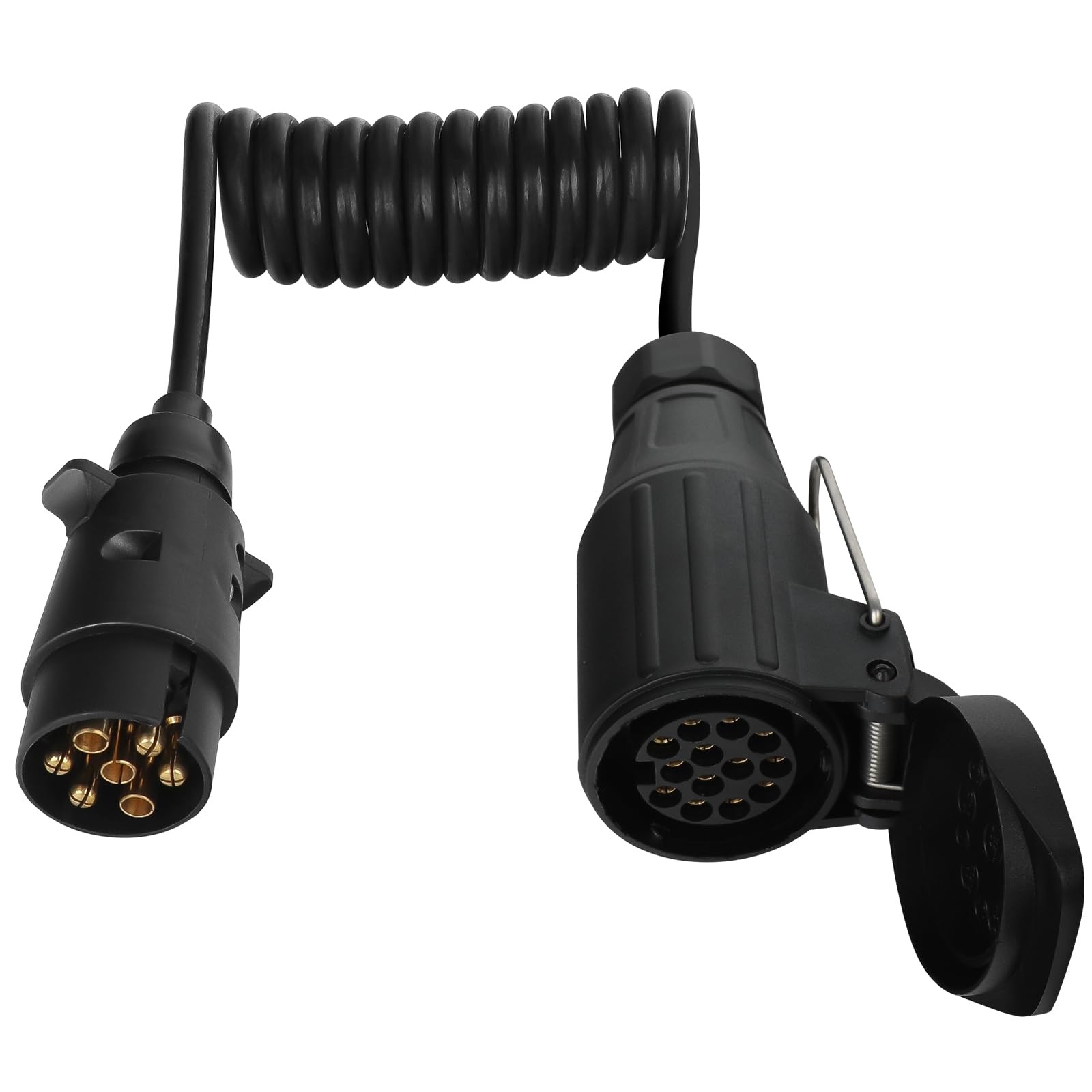 Faazy 7 auf 13 Polig Anhänger Stecker Adapter 2M Anhänger Verlängerungskabel Adapterkabel Kupplung 12V/24V für PKW LKW Caravan Wohnmobil Fahrradträger Wohnwagen Anschluss Faazy 7 auf 13 Polig Anhänger Stecker Adapter 2M Anhänger Verlängerungskabel Adapterkabel Kupplung 12V/24V für PKW LKW Caravan Wohnmobil Fahrradträger Wohnwagen Anschluss von Faazy