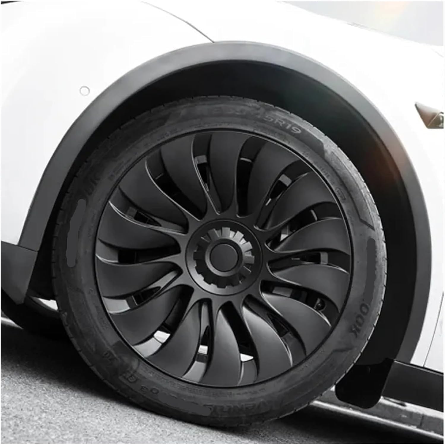Fab.Labs Radkappen für Tesla Model Y, 19 Zoll, Schwarz, Clip-on Montage, Kunststoff, 4er Set Fab.Labs Radkappen für Tesla Model Y, 19 Zoll, Schwarz, Clip-on Montage, Kunststoff, 4er Set von Fab.Labs