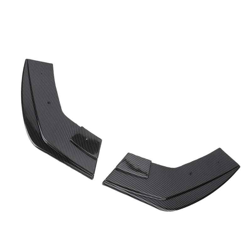 2-teiliger Heckstoßstangen-Seitensplitter, Heckstoßstangen-Eckdiffusor, Heckstoßstangen-Seitenspoiler für 1er F20 M Sport 2015-2019, mit Schrauben für einfache Installation (Kohlefaser-Stil) von Fabater