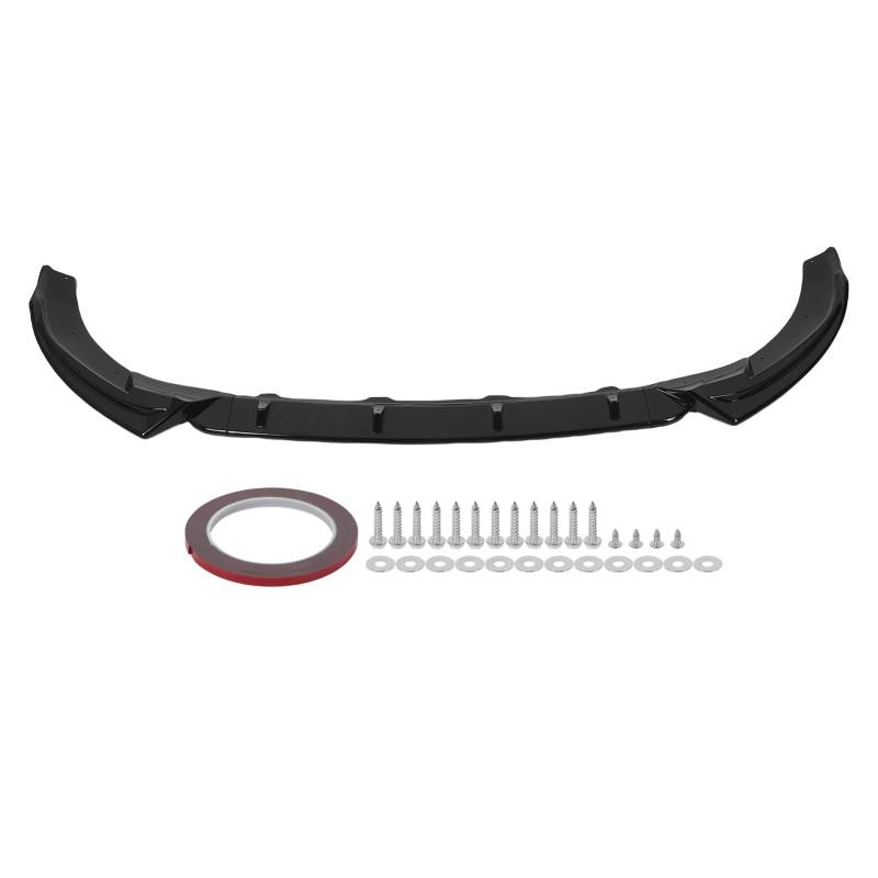 3pcs Vordere Stoßfänger Lippenspoiler, Glänzend Schwarzer Stilvoller Look -Auto -Vordere Stoßfänger Lip Splitter Kinnspoiler Körperkit für SQ5 Fy Sline 2021 2022 2023 2024 von Fabater